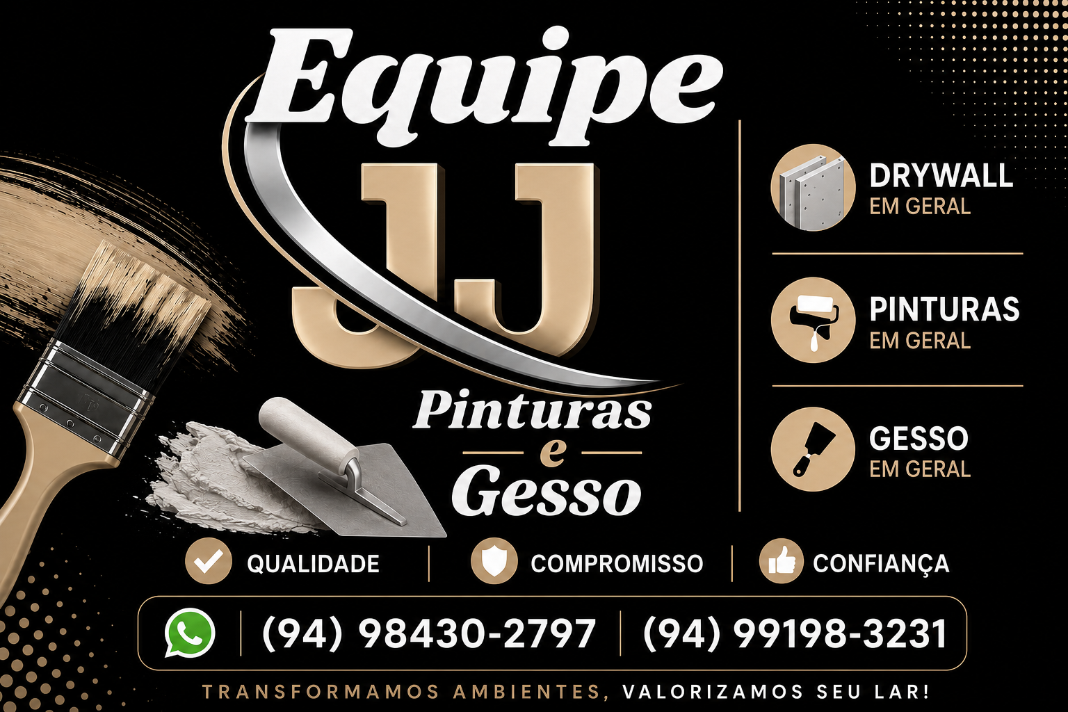 EQUIPE JJ PINTURAS E GESSO